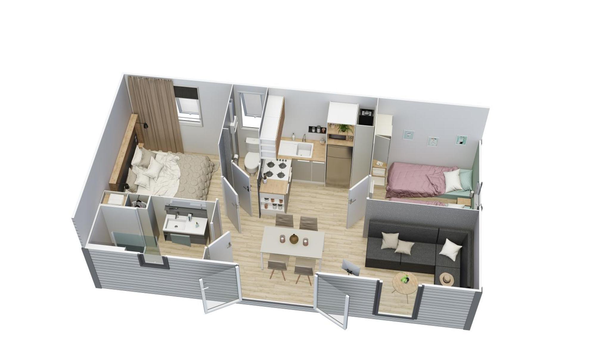 Happymobilhome Argeles-Sur-Mer -Plage A 500M- Camping 4 Etoiles Del Mar Экстерьер фото