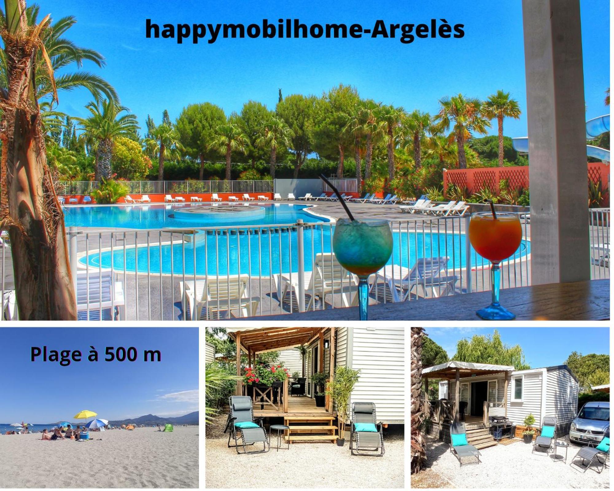 Happymobilhome Argeles-Sur-Mer -Plage A 500M- Camping 4 Etoiles Del Mar Экстерьер фото